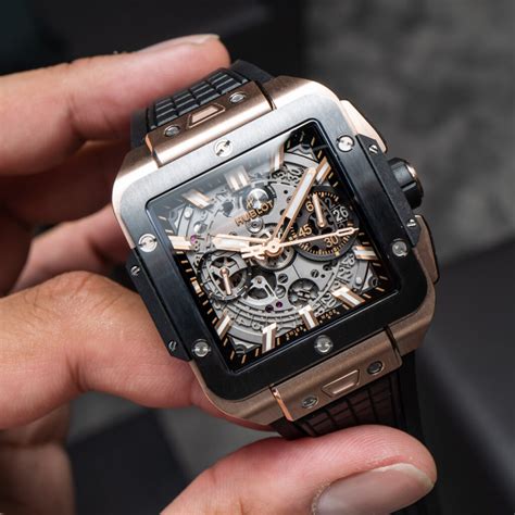 hublot square watch price|cheapest hublot watch price.